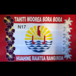 Paréo drapeau Tahitien N°17