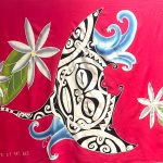 Pareo peint à la main N°56