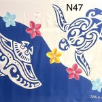 Pareo peint à la main N°47