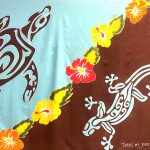 Pareo peint à la main N°63