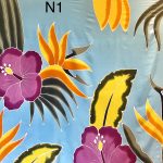 Paréo peint à la main N°1